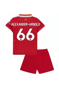 Liverpool Alexander-Arnold #66 Jalkapallovaatteet Lasten Kotipeliasu 2024-25 Lyhythihainen (+ Lyhyet housut)